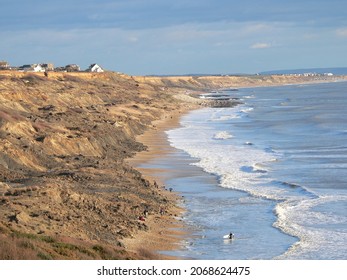 Winter Sun At Highcliffe Beach Near Christchurch