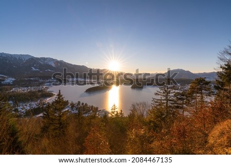 Image, Stock Photo Faakersee in Carinthia