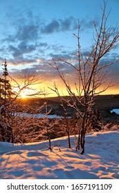 Winter Sunrise from Bald Mountain | Old Forge, Adirondack Mountains