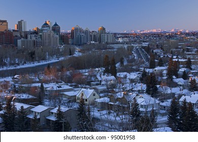 Winter sunrise in Calgary