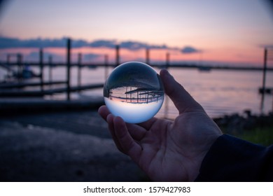 Winter Sunrise In Fairfield County Connecticut