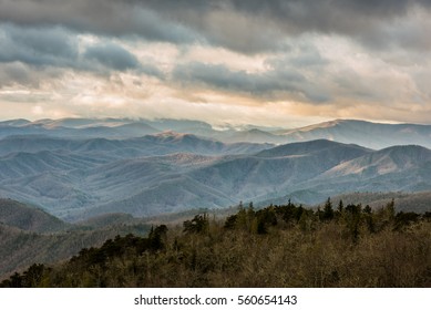 Winter Sunrise On The Blue Ridge Parkway