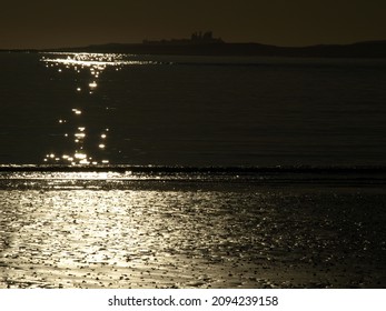 Winter Sunrise Over Beadnell Bay, Northumberland, England