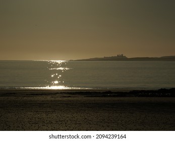 Winter Sunrise Over Beadnell Bay, Northumberland, England