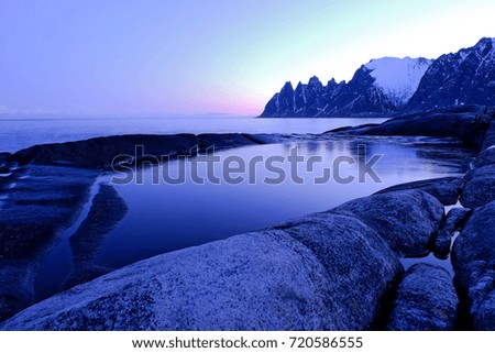 Similar – Image, Stock Photo Svolvær, Lofoten Tourism