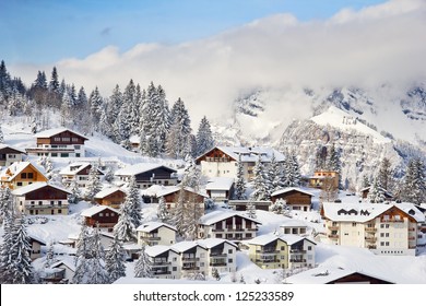 Winter In The Swiss Alps, Switzerland