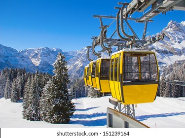 Winter In The Swiss Alps, Switzerland