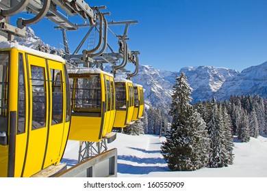 Winter In The Swiss Alps, Switzerland