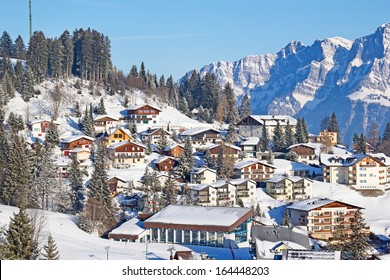 Winter In The Swiss Alps, Switzerland