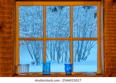 Winter Through An Old Window
