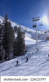 Winter Time At Alta Ski Resort, Utah