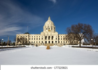 Winter Time, State Capital Building, Saint Paul, Minnesota, USA