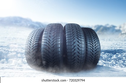 Winter Tire On Ice