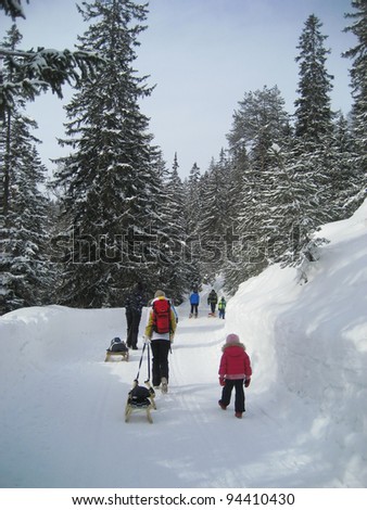 winter in tyrol, austria