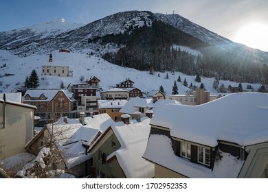 Winter View Of Andermatt Village