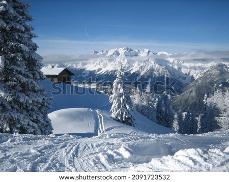 Similar – winter landscape Forest