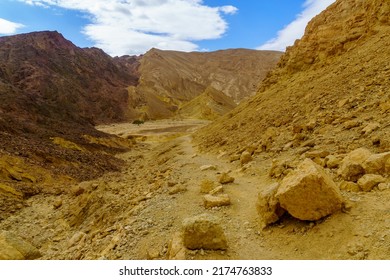 Winter view of the Shkhoret Canyon, Massive Eilat Nature Reserve, southern Israel