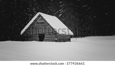 Similar – Image, Stock Photo alpine hut Nature