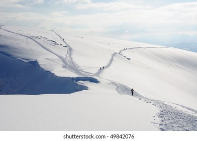 Winter Walking, Helvellyn, English Lake District