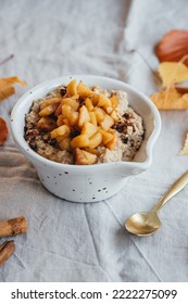 Winter Warm Apple And Cinnamon Porridge Oats