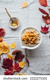 Winter Warm Apple And Cinnamon Porridge Oats