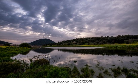 Winter Water Pool Near Sasa At The Upper Galilee Israel