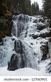 winter waterfall