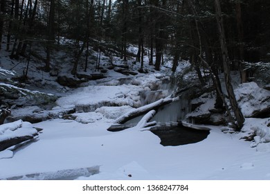 Winter Waterfall Somerset County, PA