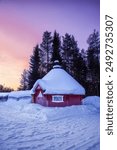 Winter wonderlan in Rovaniemi, Finland