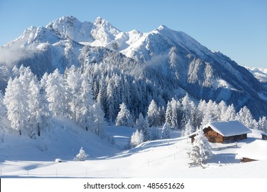 Winter wonderland in the Austrian alps