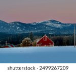 Winter wonderland on a farm in Northeast Washington. 