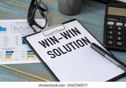 Win-win solution - negotiation or conflict resolution concept