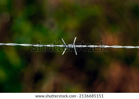 Similar – Image, Stock Photo wire mesh fence Deserted