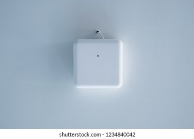 Wireless Access Point On Ceiling Of Building