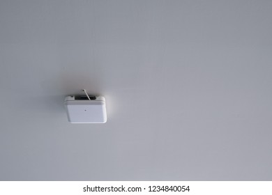 Wireless Access Point On Ceiling Of Building