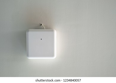 Wireless Access Point On Ceiling Of Building