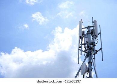 Wireless antennas improve the signal strength of the phone.                              - Shutterstock ID 651685237