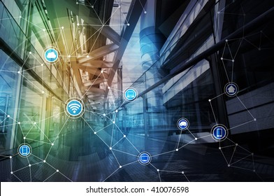 Wireless Communication Network Abstract Image Visual, Internet Of Things