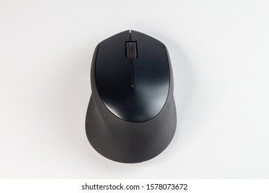 Wireless computer mouse isolated on white background