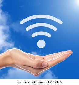 Wireless Icon For Remote Internet Access