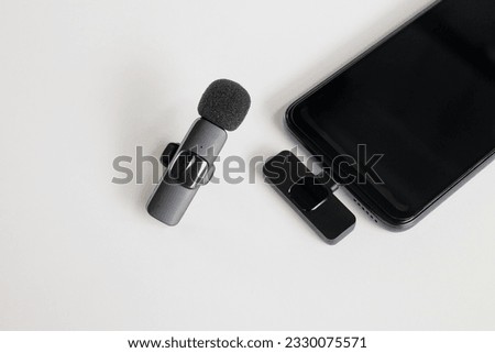 Wireless microphone for type c smartphone.