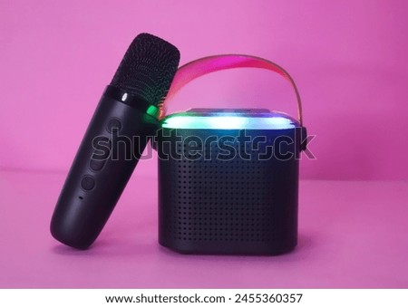 Wireless New Bluetooth Speaker With Black Mic 