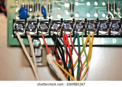 Wires Attached to Panel