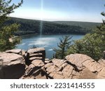 Wisconsin dells south shore hiking views
