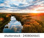 Wisconsin River in the Fall