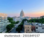 Wisconsin State Capitol at Dusk