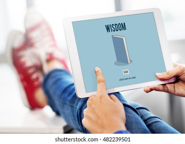 Wisdom Education Knowledge Book Study Concept