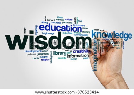 Wisdom word cloud