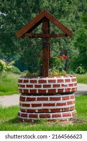 Wishing Well Made From Old Tires