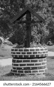 Wishing Well Made From Old Tires